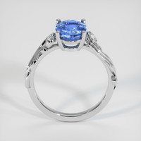 2.53 Ct. Blue Sapphire Ring, 18K White Gold 3