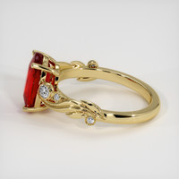 3.07 Ct. Ruby Ring, 10K Yellow Gold 4