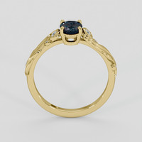 0.78 Ct. Alexandrite Ring, 14K Yellow Gold 3