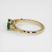 0.79 Ct. Sapphire Ring, 14K Yellow Gold 4