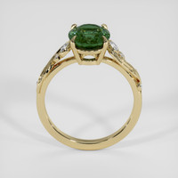 2.80 Ct. Yellowish Green Sapphire Ring, 14K Yellow Gold 3
