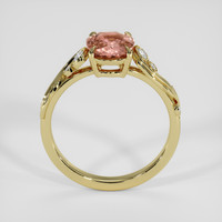 1.60 Ct. Padparadscha Sapphire Ring, 14K Yellow Gold 3