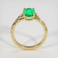 1.62 Ct. Emerald Ring, 18K Yellow Gold 3