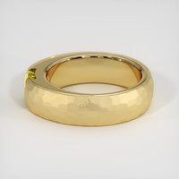 0.64 Ct. Padparadscha Sapphire Ring, 18K Yellow Gold 4