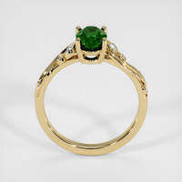 1.50 Ct. Green Sapphire Ring, 18K Yellow Gold 3