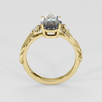 3.22 Ct. Bi Color Sapphire Ring, 18K Yellow Gold 3