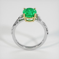 2.62 Ct. Emerald Ring, 18K Yellow & White 3