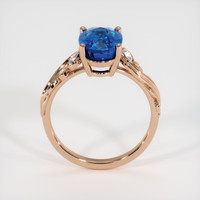 3.10 Ct. Sapphire Ring, 18K Rose Gold 3