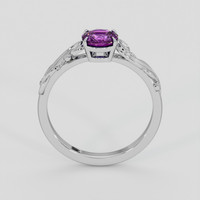 1.07 Ct. Purple Sapphire Ring, Silver 3
