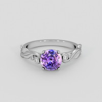 1.49 Ct. Bi Color / Parti Sapphire Ring, Silver 1