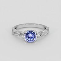 1.57 Ct. Color Change Sapphire Ring, 10K White Gold 1