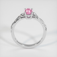 0.85 Ct. Pink Sapphire Ring, 14K White Gold 3