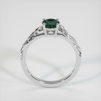 0.93 Ct. Green Sapphire Ring, 14K White Gold 3