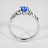 1.04 Ct. Blue Sapphire Ring, 14K White Gold 3