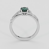 1.17 Ct. Bluish Green Sapphire Ring, 14K White Gold 3