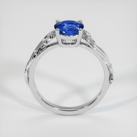 1.49 Ct. Blue Sapphire Ring, 18K White Gold 3