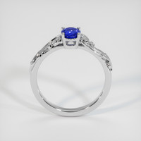 0.58 Ct. Sapphire Ring, 18K White Gold 3