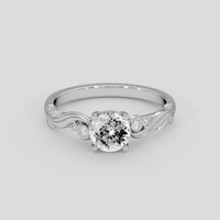 1.27 Ct. White Sapphire Ring, 18K White Gold 1