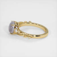 4.04 Ct. Blue Sapphire Ring, 14K Yellow Gold 4