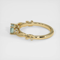 0.76 Ct. Sapphire Ring, 14K Yellow Gold 4