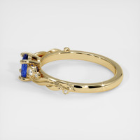 0.69 Ct. Sapphire Ring, 18K Yellow Gold 4