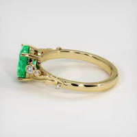 2.54 Ct. Emerald Ring, 18K Yellow Gold 4