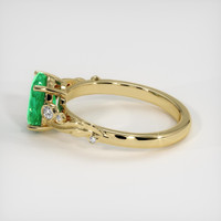 3.26 Ct. Emerald Ring, 18K Yellow Gold 4