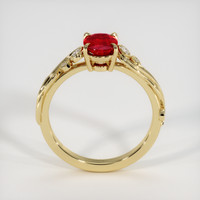 1.02 Ct. Ruby Ring, 18K Yellow Gold 3