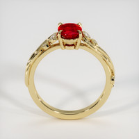 1.03 Ct. Ruby Ring, 18K Yellow Gold 3