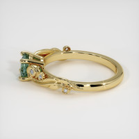 0.75 Ct. Sapphire Ring, 18K Yellow Gold 4