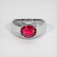 2.03 Ct. Ruby Ring, Platinum 950 1