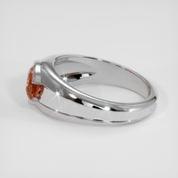 2.05 Ct. Padparadscha Sapphire Ring, Platinum 950 4