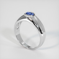 0.39 Ct. Sapphire Ring, Platinum 950 2
