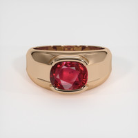 2.02 Ct. Ruby Ring, 18K Rose Gold 1