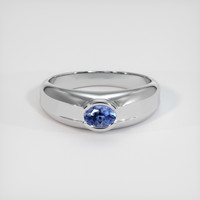 0.39 Ct. Sapphire Ring, 14K White Gold 1