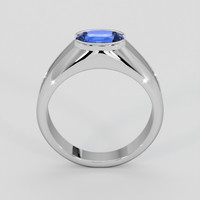 1.55 Ct. Blue Sapphire Ring, 14K White Gold 3