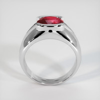 2.02 Ct. Ruby Ring, 18K White Gold 3