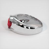 2.02 Ct. Ruby Ring, 18K White Gold 4