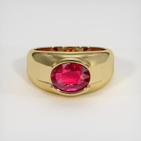 2.03 Ct. Ruby Ring, 14K Yellow Gold 1