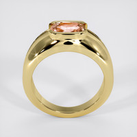 2.11 Ct. Padparadscha Sapphire Ring, 14K Yellow Gold 3