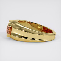 2.11 Ct. Padparadscha Sapphire Ring, 14K Yellow Gold 4