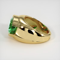 8.46 Ct. Emerald Ring, 18K Yellow Gold 4