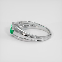 1.04 Ct. Emerald Ring, Platinum 950 4