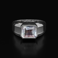 2.00 Ct. Gemstone Ring, Platinum 950 1