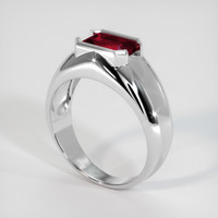 1.45 Ct. Ruby Ring, Platinum 950 2