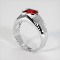 1.03 Ct. Ruby Ring, Platinum 950 2