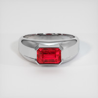 2.08 Ct. Ruby Ring, Platinum 950 1