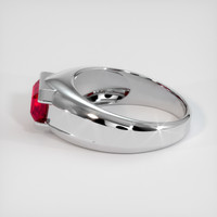 2.08 Ct. Ruby Ring, Platinum 950 4