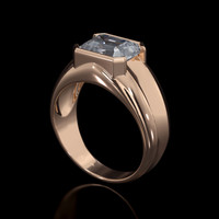 2.00 Ct. Gemstone Ring, 14K Rose Gold 2