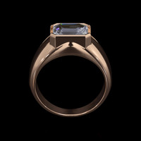 2.00 Ct. Gemstone Ring, 14K Rose Gold 3